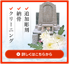 追加彫刻 納骨 クリーニング